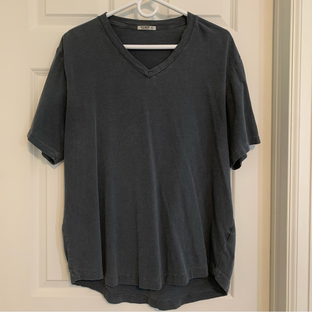 Buck Mason V-Neck Tee Venice wash XL